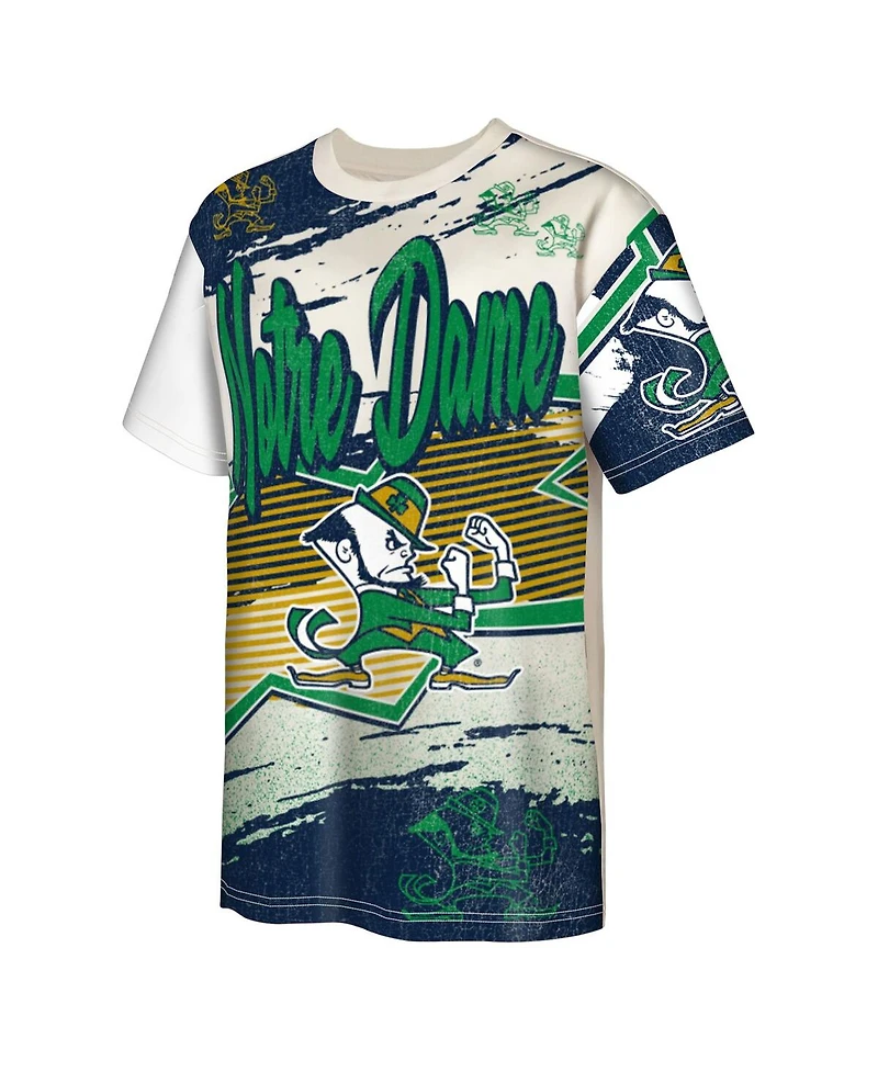 Outerstuff Big Boys and Girls Cream Notre Dame Fighting Irish Make Noise T-Shirt