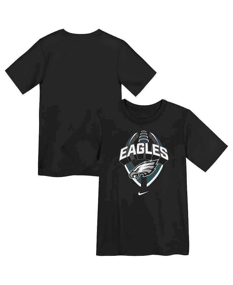 Nike Preschool Black Philadelphia Eagles Icon Legend Dri-fit T-Shirt