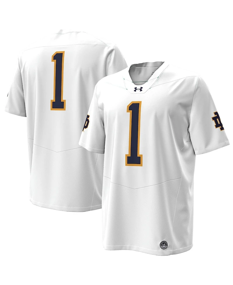 Under Armour Men's White Notre Dame Fighting Irish Premier Football Jersey