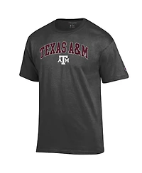 Champion Men's Charcoal Texas A&M Aggies Arched Logo T-Shirt