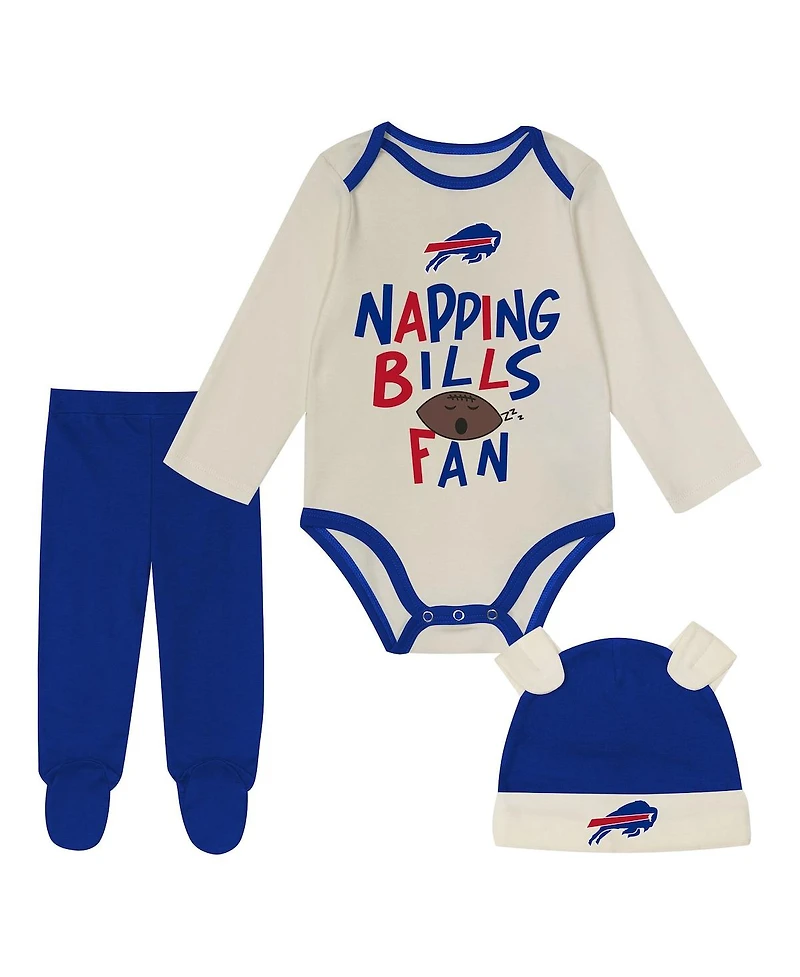 Outerstuff Baby Boys and Girls 3-Piece Royal Buffalo Bills Little Champ Set