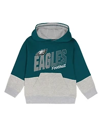Outerstuff Toddler 2-Piece Midnight Green Philadelphia Eagles Lineman Fleece Hoodie and Pants Set