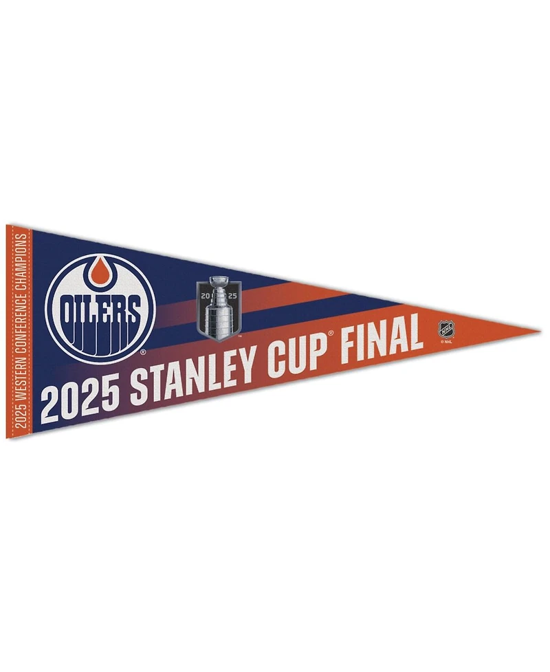 Wincraft Edmonton Oilers 2025 Western Conference s 12" x 30" Premium Pennant