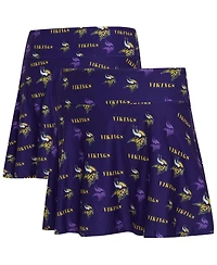 Concepts Sport Women's Purple Minnesota Vikings Mosaic Allover Print Skort