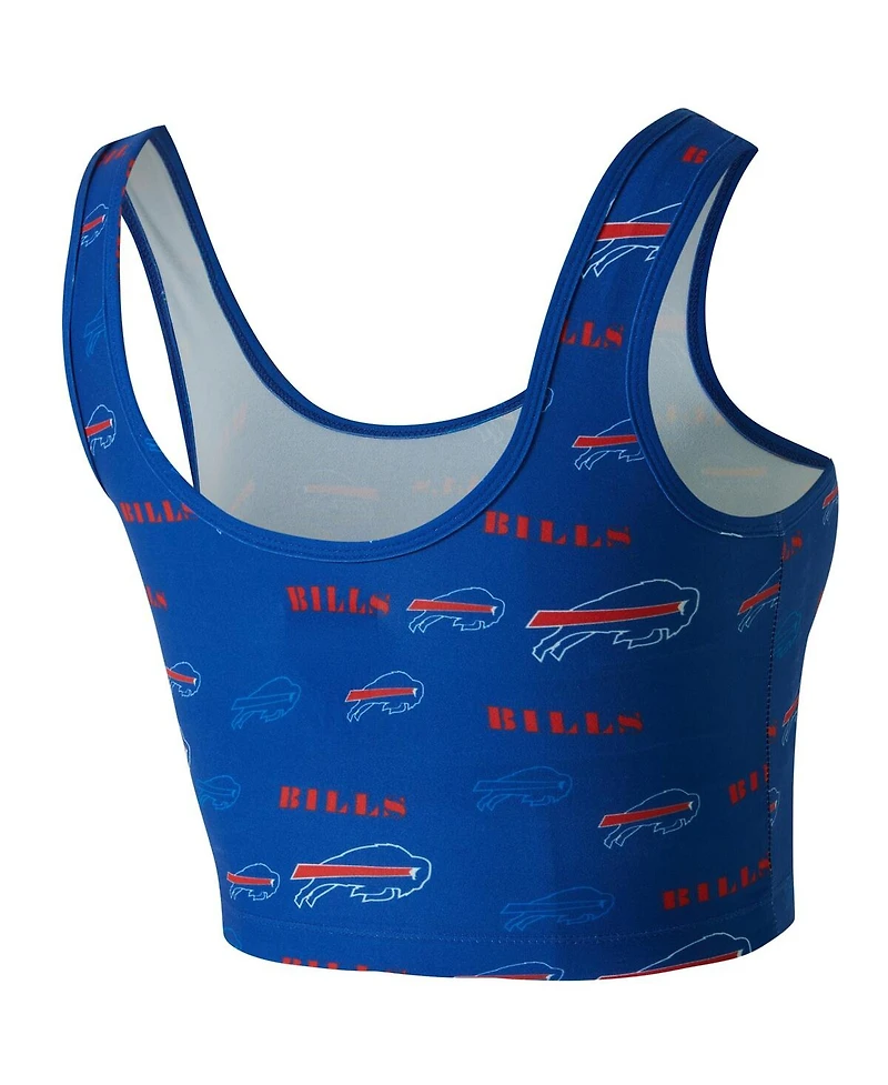 Concepts Sport Women's Royal Buffalo Bills Mosaic Allover Print Bralette
