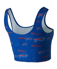 Concepts Sport Women's Royal Buffalo Bills Mosaic Allover Print Bralette