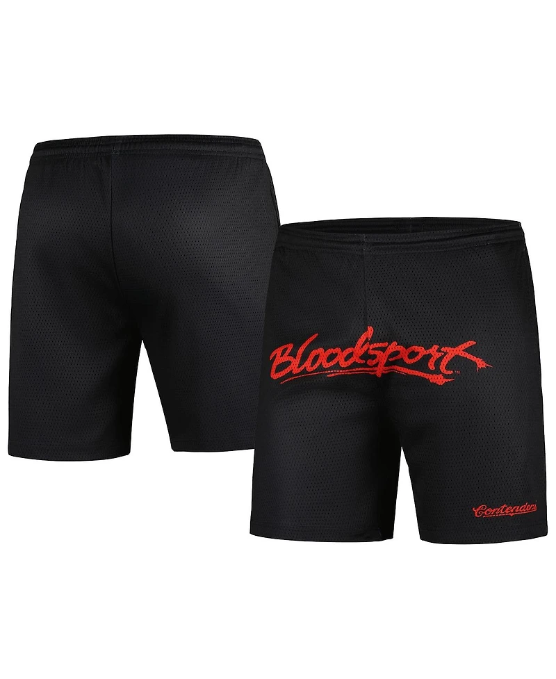 Contenders Clothing Men's Black Bloodsport Mesh Shorts