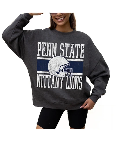 Gameday Couture Women's Charcoal Penn State Nittany Lions Premium Fleece Pullover Sweatshirt