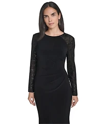 Jessica Howard Women's Raglan Sleeve Gown
