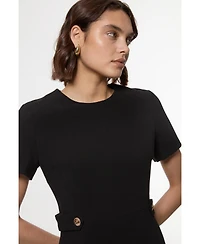 Karen Millen Women's Detail Tailored Mini Dress