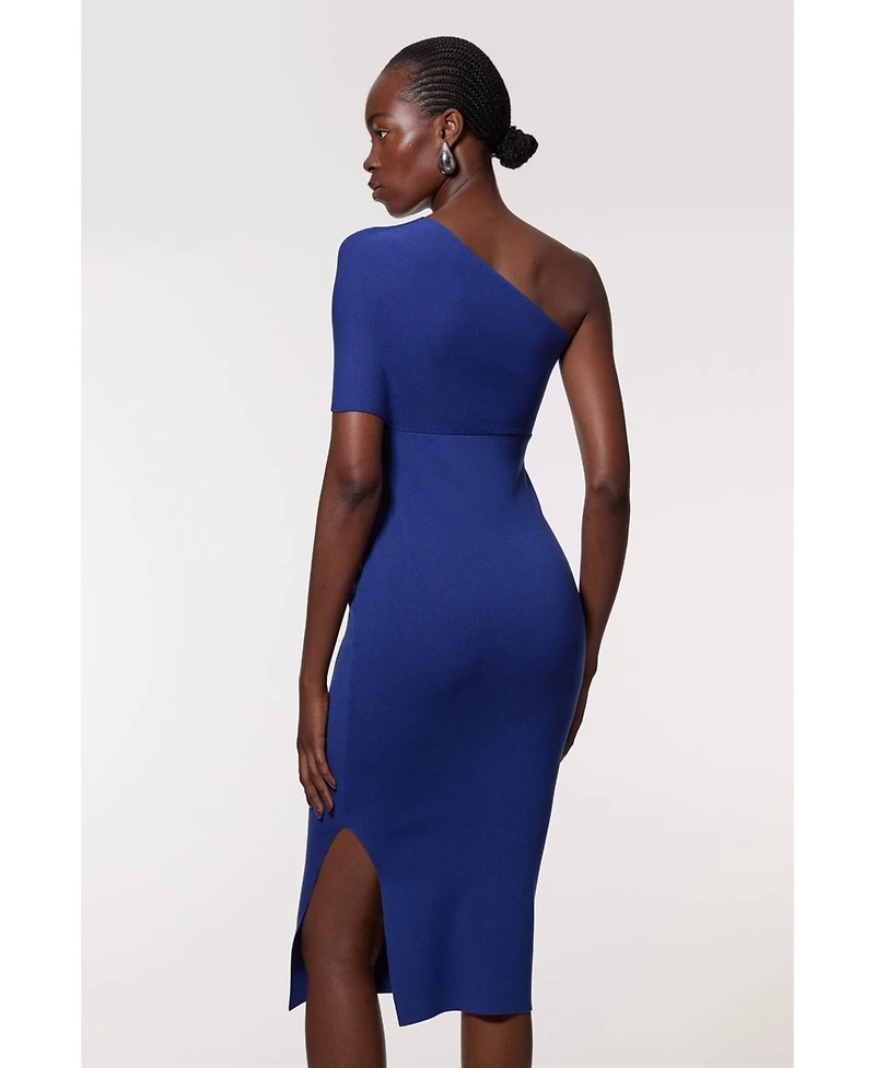 Karen Millen Knitted One Shoulder Dress