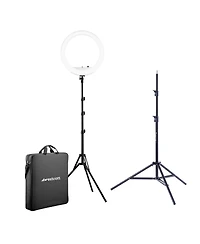 Westcott 18" Bi-Color Led Ring Light Kit with Batteries & Stand