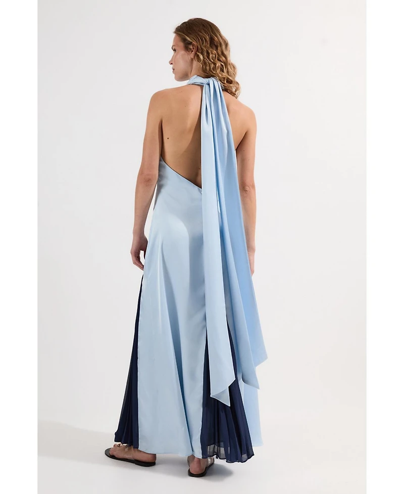 Karen Millen Women's Woven Satin Maxi Dress