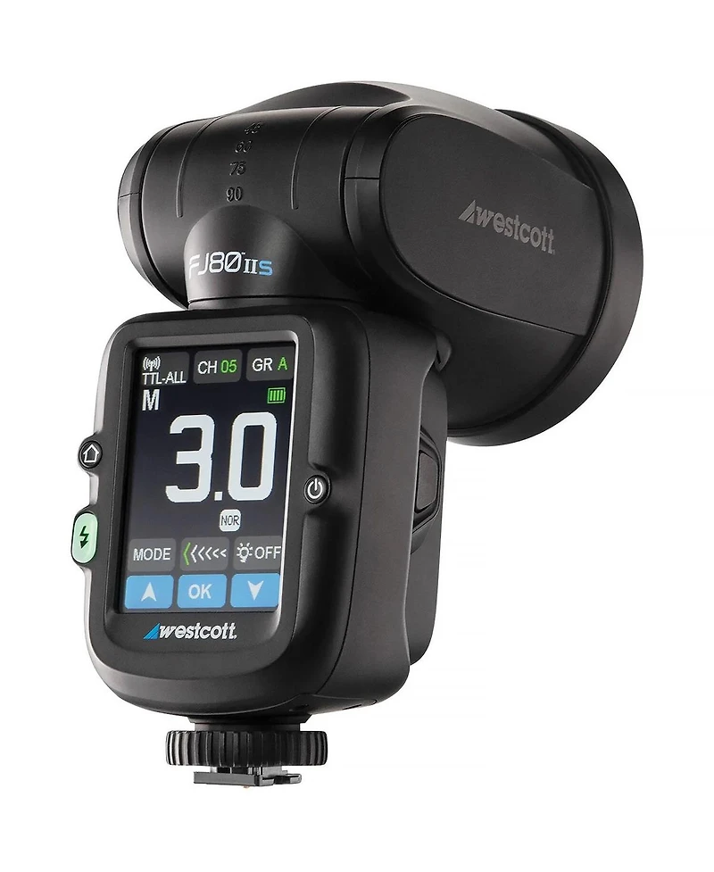 Westcott FJ80 Ii S 80Ws Touchscreen Ttl Speedlight Flash with Sony Camera Mount