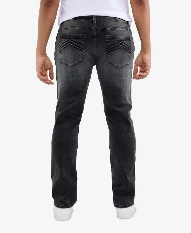 Xray Men's Slim Fit Silicone Back Pocket Jeans