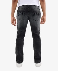 Xray Men's Slim Fit Silicone Back Pocket Jeans