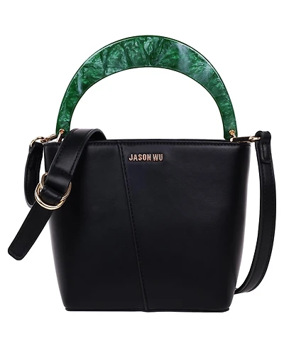 Jason Wu Small Smooth Pu Tote with Acrylic Top Handle