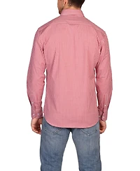 Tailorbyrd Men's Signature Gingham Long Sleeve Shirt