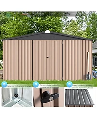 Aecojoy 12'x12' Outdoor Storage Shed