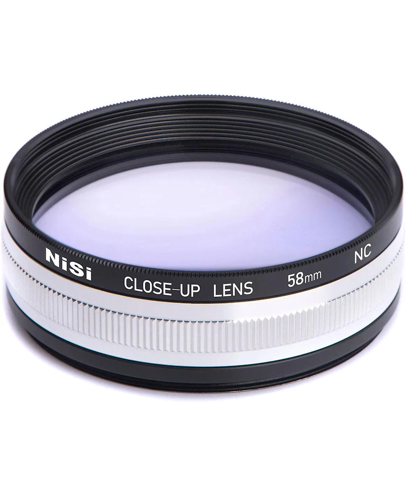 NiSi Close-Up Lens Kit Nc 58mm with 49 & 52mm Adapters Bundle with NiSi Nm-180 Macro Focusing Rail, Explorer Gx-kit Carbon Fiber Table Top Tripod