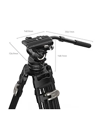 SmallRig Ad-Pro8 FreeBlazer 3-Section Carbon Fiber Tripod with PH8 Fluid Head