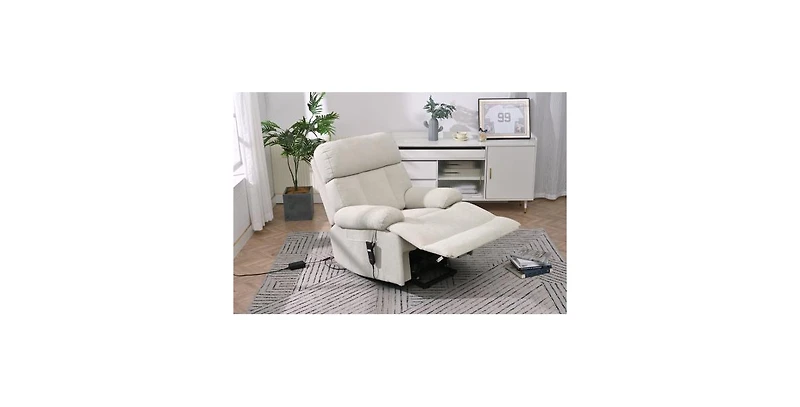 Flynama Oversized Electric Power Lift Recliner Chair for Elderly with Remote Control