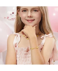 Anna Zuckerman Petit Daisy Yellow Necklace