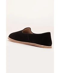 Epilogue Shoes Istanbul Suede Leather Slip On Flats (Women)