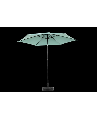 Flynama 9FT Light Green Outdoor Patio Umbrella with Crank and Tilt