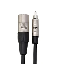 Hosa Technology Unbalanced Rca Male to 3-Pin Xlr Male Audio Cable, 3'