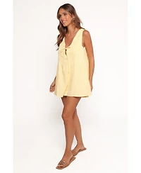 Petal and Pup Women's Kallie Tie Front Romper