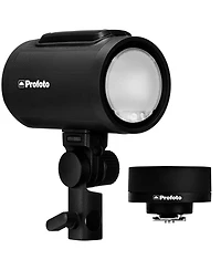 Profoto A2 Off Camera Flash Head and Connect Wireless Transmitter Kit for Sony Cameras with Fp light stand 9.5' air cushnd, Glow parasnap octagonal so