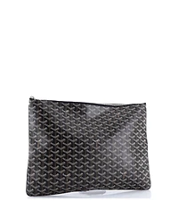 Pre-Owned Goyard Gm Senat Zip Pouch Coated Canvas