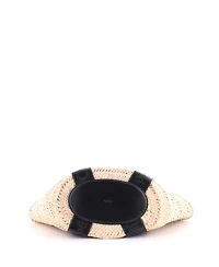 Pre-Owned Chloe Medium Sense Basket Tote Raffia with Leather