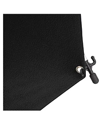 Westcott 8x8' X-Drop Pro Wrinkle-Resistant Backdrop Kit with Stand, Rich Black