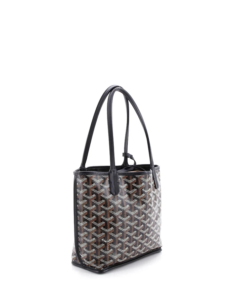 Pre-Owned Goyard Mini Anjou Reversible Tote Coated Canvas