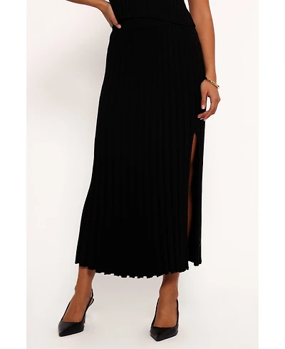 Petal and Pup Women's Carson Knit Midi Skirt - Black
