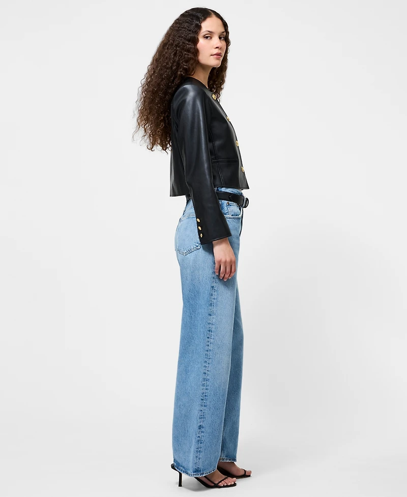 French Connection Women's Cropped Long Sleeve Jacket