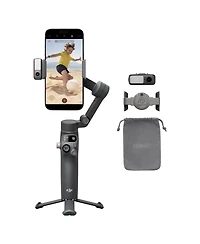Dji Osmo Mobile 7P Gimbal Stabilizer for iPhone, Android, Native Tracking, Lighting, 3-Axis Phone Gimbal, One-Tap Edit, Built-in Extension Rod & Tripo
