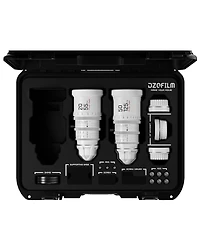 Dzofilm Pictor 20-55mm and 50-125mm T2.8 Super35 Parfocal Cine Lens Bundle for Pl Mount and Canon Ef, White