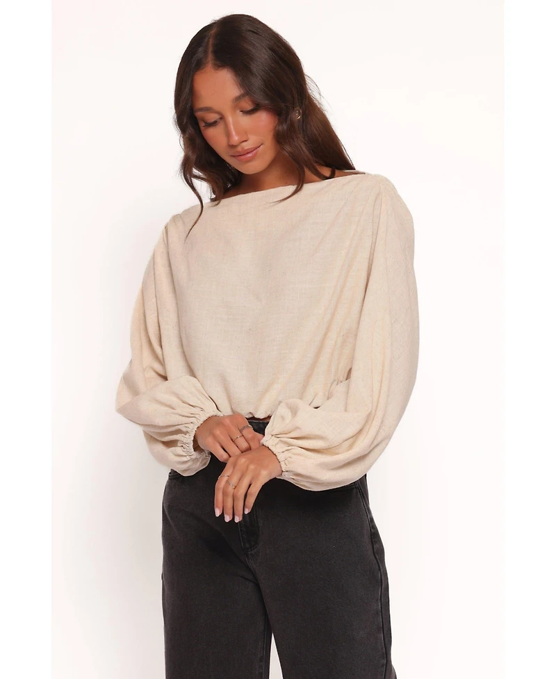 Petal and Pup Women's Zara Long Sleeve Top - Stone Xl