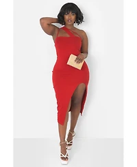 Rebdolls Plus Caged Bodycon Midi Dress