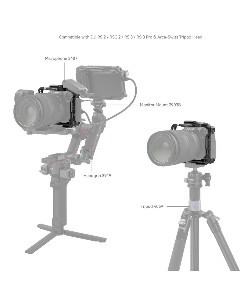 SmallRig Full Camera Cage for Panasonic Lumix S5II/S5IIX