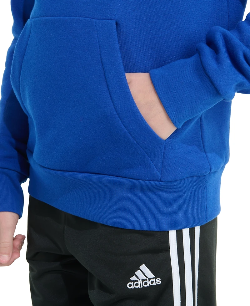 Adidas Big Boys Long Sleeve Graphic Fleece Hoodie