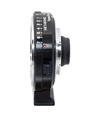 Metabones Nikon G Lens to Blackmagic 2.5k Cinema Camera with Micro 4/3 Speed Booster, Matte-Black