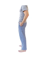 Sant and Abel Men's Hepburn Gingham Navy Pj Pants