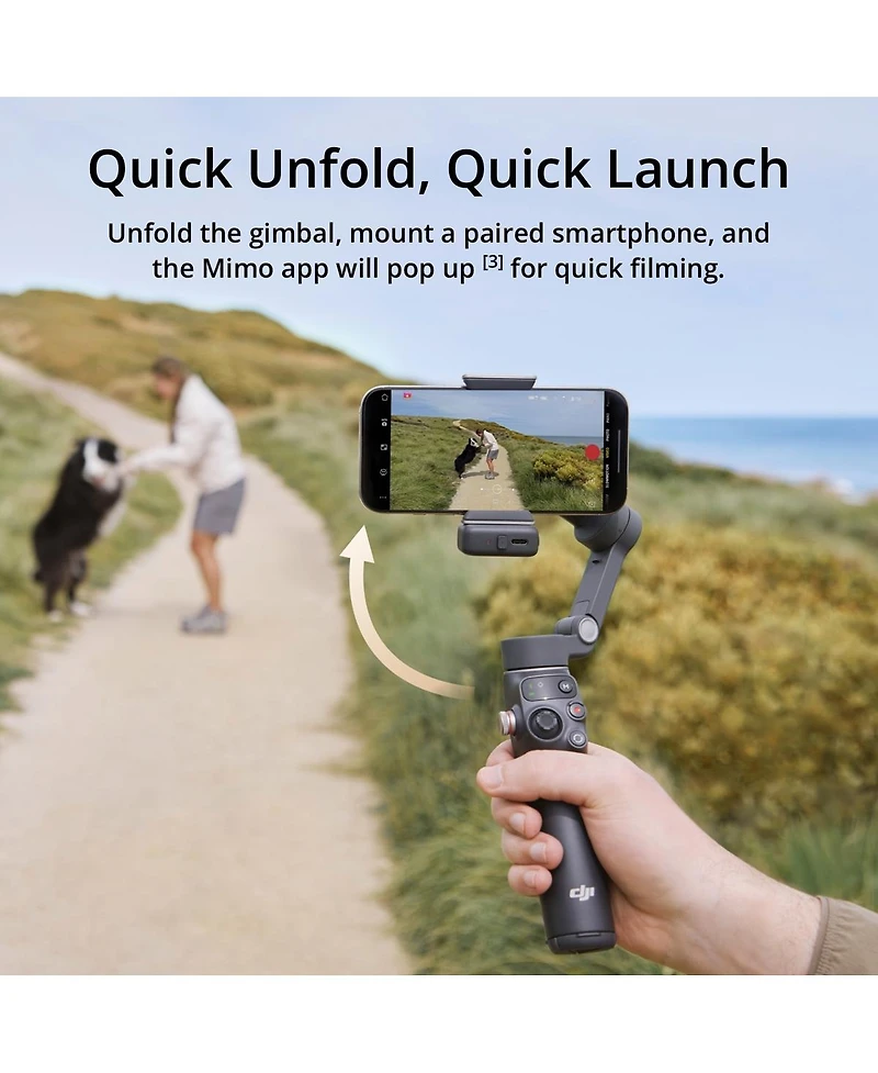 Dji Osmo Mobile 7P Smartphone Gimbal with Built-In Extension Rod