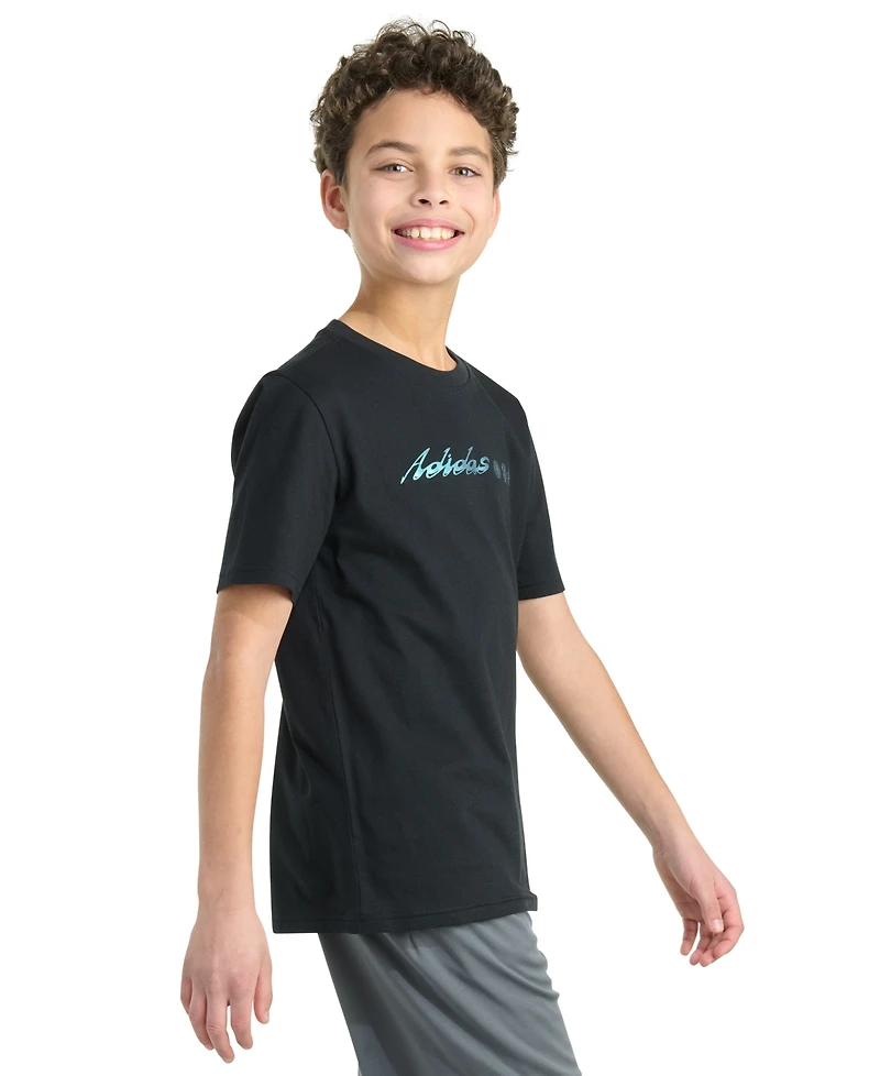 Adidas Big Boys Short Sleeve Football Helmet T-Shirt