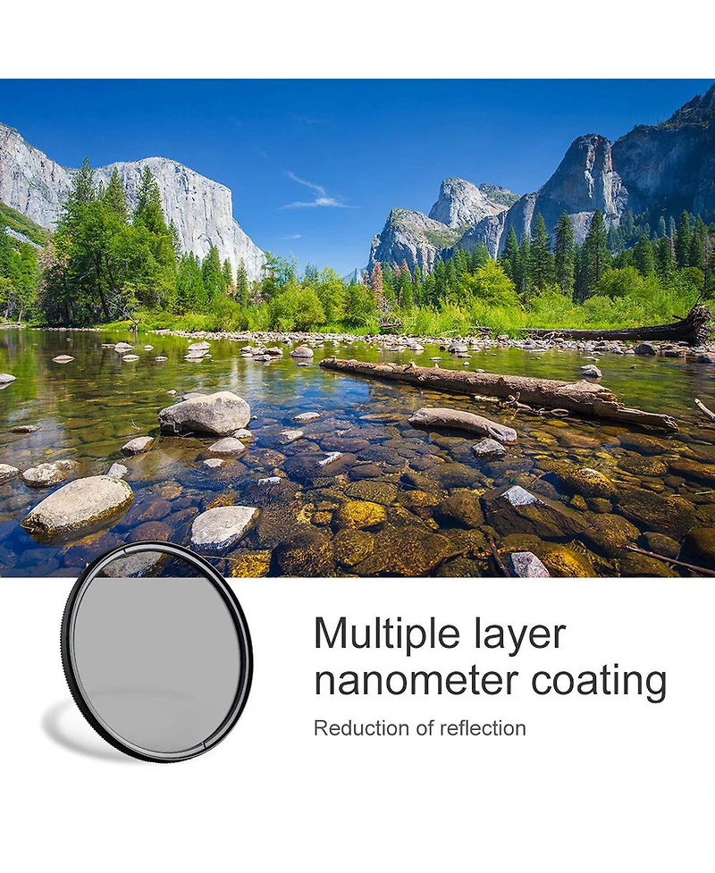 K&F Concept 82mm Classic Slim Blue Multicoated Circular Polarizer Filter
