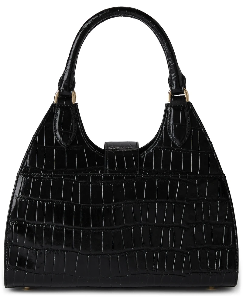 Brahmin Women's Adrian Black Attenborough Satchel Bag